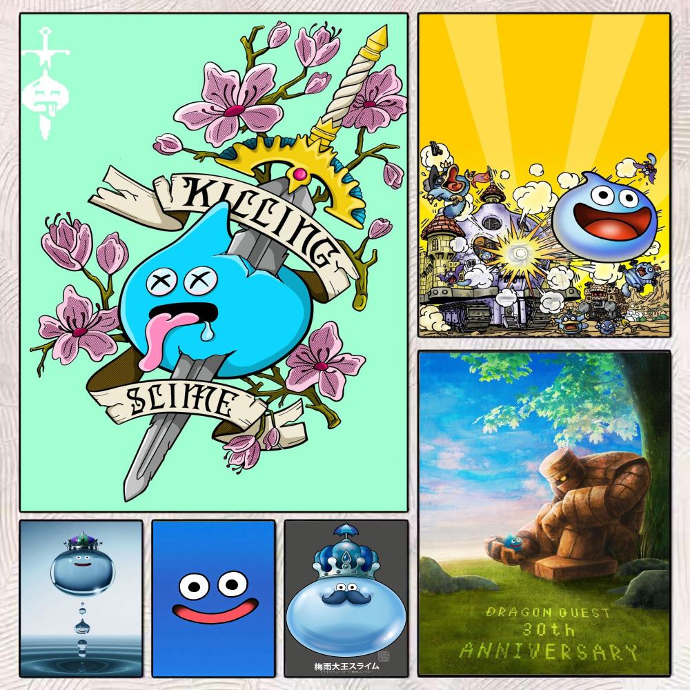 Office Quest - D-Dragon Quest Slime Poster Adesivo perfetto