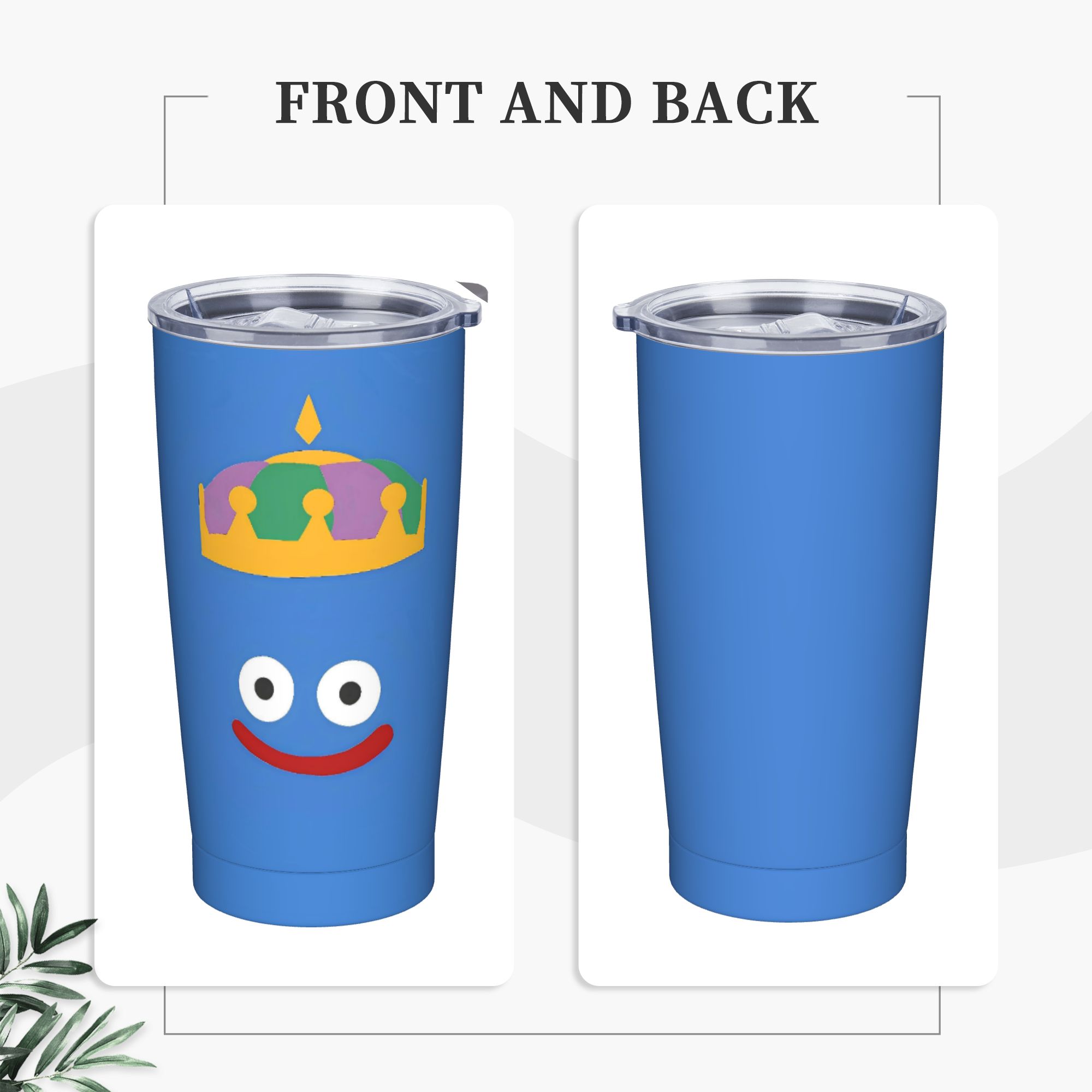 Office Quest - D-Dragon Quest Slime Bicchiere in acciaio