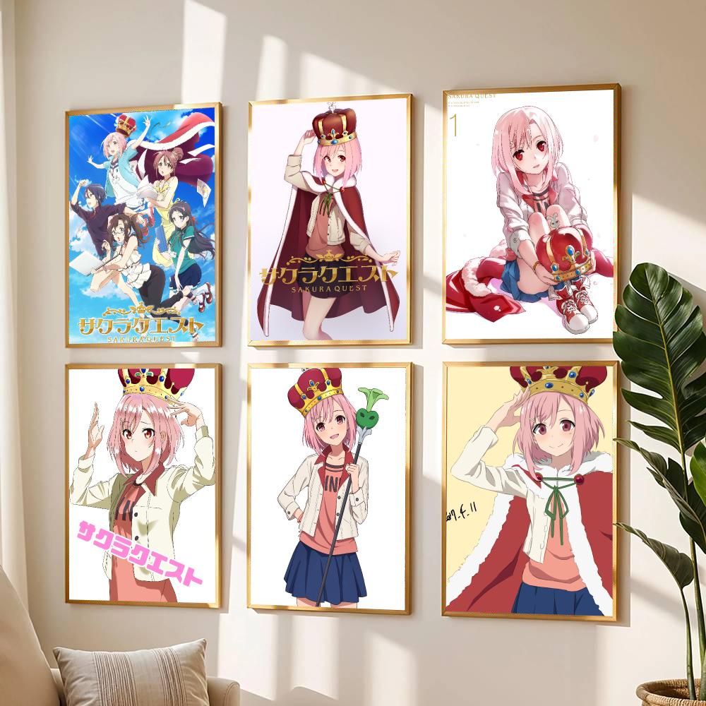 Poster anime S-Sakura Quest-T, - Office Quest recensione e prezzo