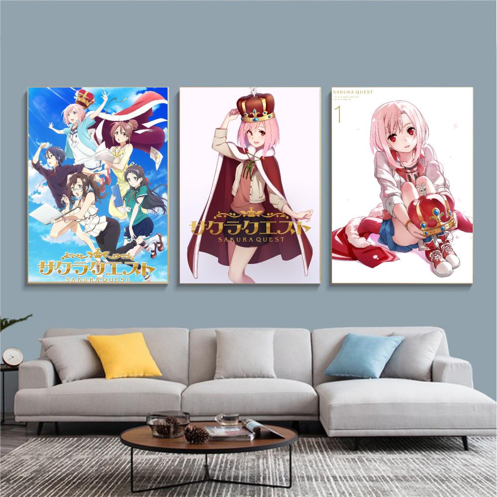 Poster anime S-Sakura Quest-T, - Office Quest recensione e prezzo