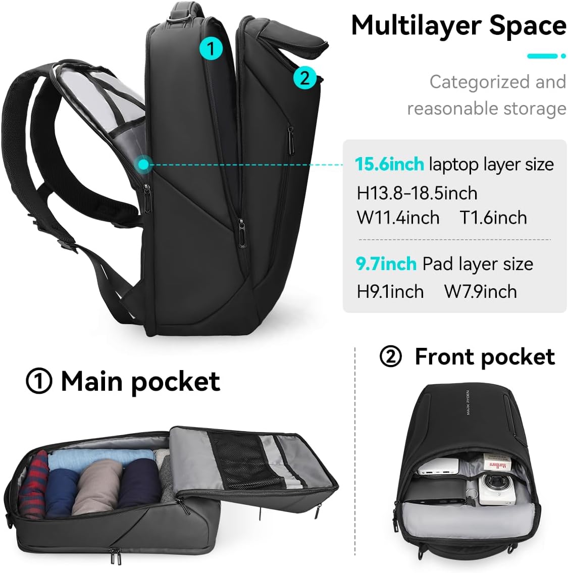Zaino Business per Uomo, Zaino - Office Tech Backpack recensione e prezzo
